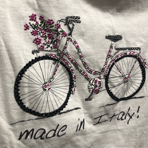 Gildan 100% cotton Made In Italy graphic bike tee - Picture 3 of 4